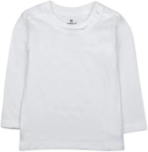 Vista 5 de HonestBaby Camiseta unisex de manga larga para bebé, 100% algodón orgánico