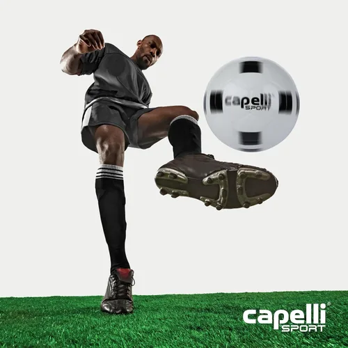 Vista 6 de Capelli Sport Balón de fútbol de tamaño 5, 4 cubos del equipo clásico FIFA Balón de fútbol básico para jugadores jóvenes y adultos, entrenamiento al
