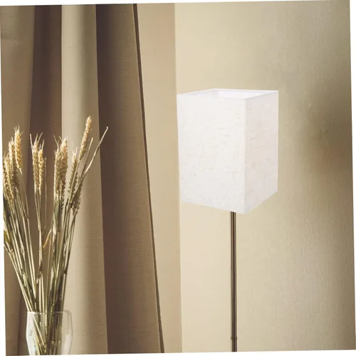 Vista 9 de VILLCASE Pantalla pequeña de lino moderna para piso, pantalla rectangular beige