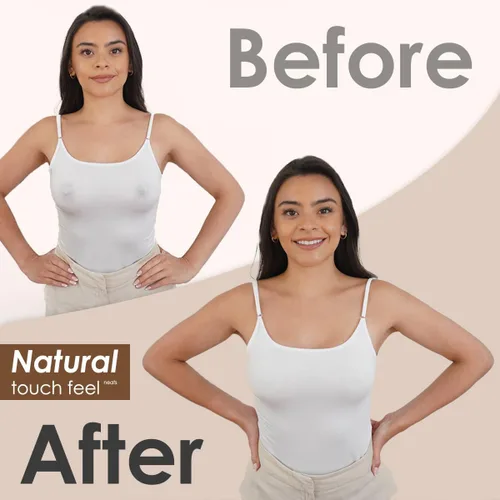 Vista 3 de NEATS Fundas para pezones para mujer, reutilizables e hipoalergénicas de silicona