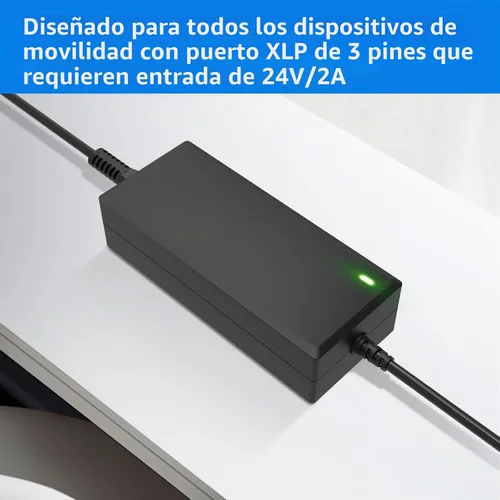 Vista 5 de Sustituto del cargador del conector XLR de 3 pines de 24V 2A