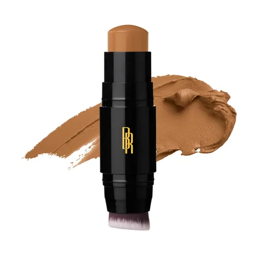 Vista 9 de Base de maquillaje en barra Black Radiance Color Perfect con aplicador de cepillo suave en dúo – Fórmula versátil, construible, mezclable y rica