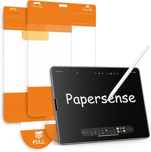 Vista 17 de OMOTON Paquete de 3 protectores de pantalla para iPad Mini 7/6 (7ª/6ª generación, 8.3 pulgadas), vidrio templado para iPad Mini A17 Pro 7ª