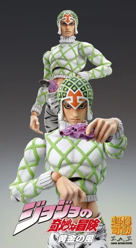 Vista 2 de medicos Jojo 's Bizarre Adventure: Parte 5- dorado Wind: Guido Mista – y segundo Super Acción de Sex Pistols Estatua