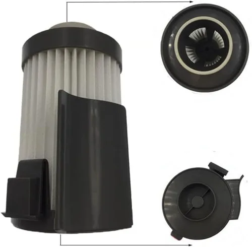 Vista 4 de Filtro de vacío de repuesto DCF-10 DCF-14 para montantes Eureka Optima 430 series 431 431BX 431F 431A 431AX 431AXZ 431B paquete de 3
