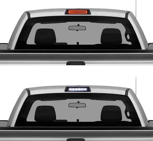 Vista 3 de Tercera luz de freno LED para Ford F150 09-14, lente ahumada, cabina trasera central de montaje alto, 3ª lámpara de freno para accesorios Ford F-150