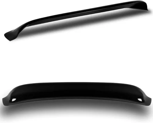 Vista 3 de Alerón de techo de ventana trasera de plástico ABS negro compatible con Honda Civic 2DR Coupe 1996-2000, 1997 1998 1999