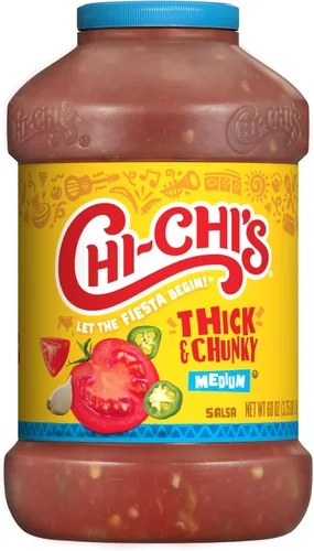 Vista 6 de CHI-CHI’S Salsa Gruesa y con Trozos Mediana, 60 onzas