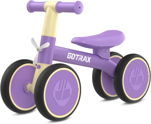 Vista 10 de Gotrax Baby Balance Bike, 7" Silent Wheels, First Gift for Toddlers 1-2 Sturdy Steel Frame, Quick 2-Min Assembly, CPC Certified, Soft Edges, Comfy