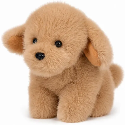 Vista 6 de Juguete de peluche suave de ratón sentado, azul
