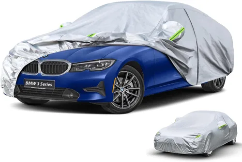 Vista 33 de Kaugung - Funda de automóvil de 7 capas, ajuste personalizado para Audi S3/RS3 Hatchback 1998-2025, impermeable, resistente a todo tipo de clima