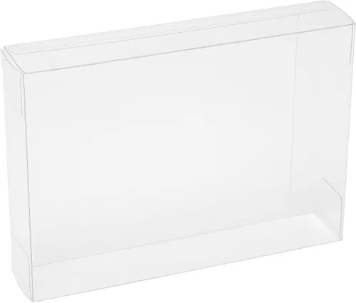 Vista 5 de Viturio Super Nintendo SNES & N64 Game Box Protector Cases (10 Pack) Clear Plastic .35mm