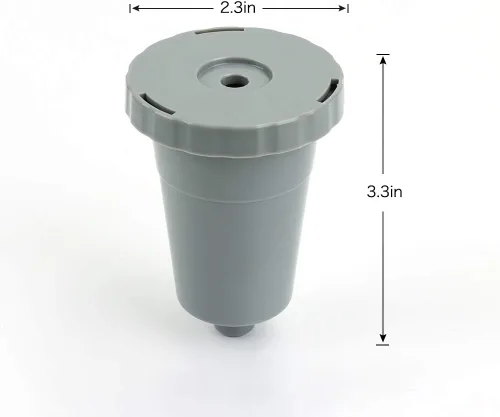Vista 6 de Paquete de 3 cápsulas de café reutilizables, filtros de café reutilizables para cafeteras 1.0, K-Classic, K-Mini, ajuste universal B30 B40 B50 B60