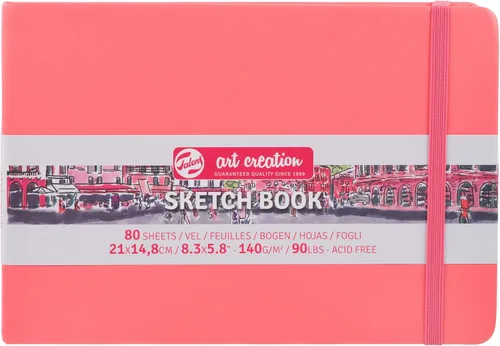 Vista 4 de Talens Art Creation Cuaderno de bocetos Espiral 15X15 cm, 80 Pages, 110Gr