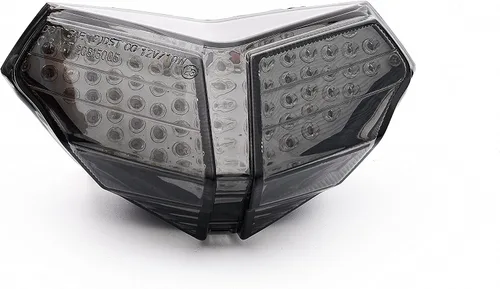Vista 6 de TOPZONE Compatible con Ducati SUPERBIKE 1198 y 1098 S y 848; luz trasera LED de freno + indicadores de señal de giro integrados (lente transparente)