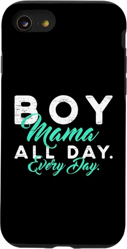 Vista 8 de Funda para iPhone 12 Mini Mommy Mom Happy Mother's Day Boy Mama All Day Every Day