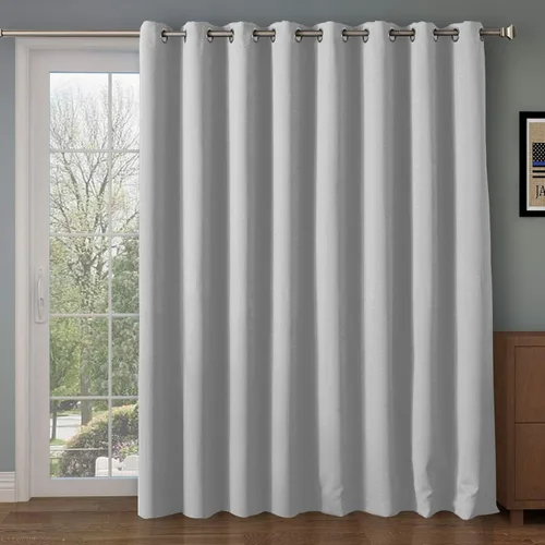 Vista 13 de Rose Home Fashion Cortinas opacas para puerta corrediza, oscurecimiento de la habitación, cortinas con aislamiento térmico para sala de estar