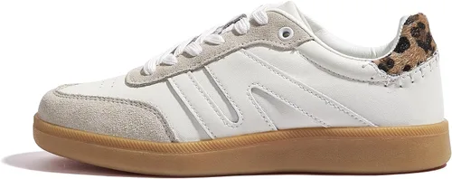 Vista 30 de LUCKY STEP Zapatillas de moda con suela de goma retro para mujer