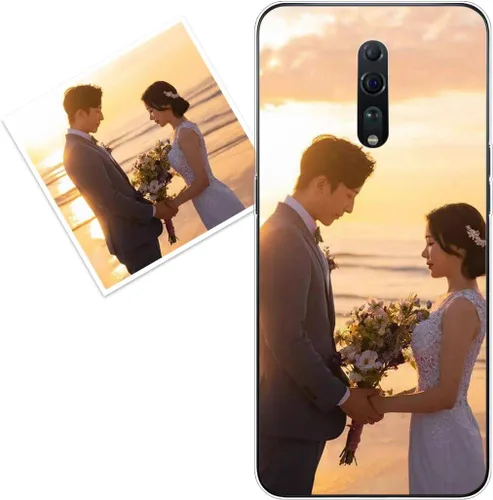 Vista 40 de Funda personalizada compatible con Oppo A1 Pro, fundas de teléfono personalizadas con imagen de foto, imagen de texto, cubierta transparente