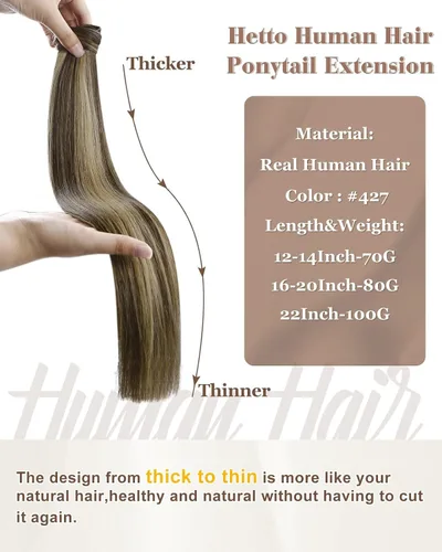 Vista 26 de Hetto . Extensiones de cabello humano rizado con clip, color #1 negro azabache, extensiones de cabello humano ondulado natural para cabeza completa