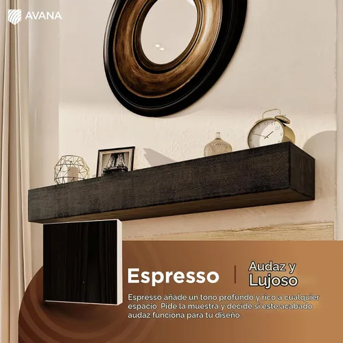 Vista 8 de Muestras de color de madera de pino natural Avana - Encuentra tu combinación perfecta para estantes de repisa - Muestras de madera auténticas - 5