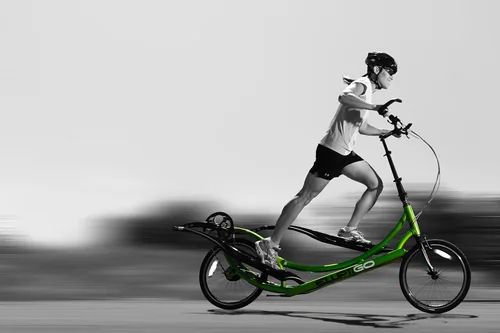 Vista 5 de ElliptiGO Bicicleta elíptica para exteriores de larga zancada 3C, se convierte en bicicleta de interior Negro