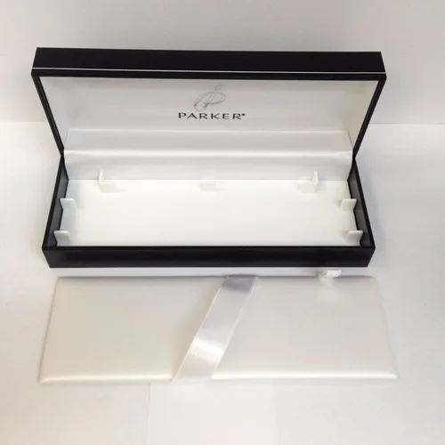Vista 3 de Juego de 2 cajas de regalo vacías Parker Luxury Black Pen Box