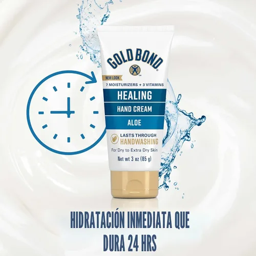 Vista 5 de Gold Bond Ultimate Healing Crema de manos, 3 onzas, dura a través del lavado de manos