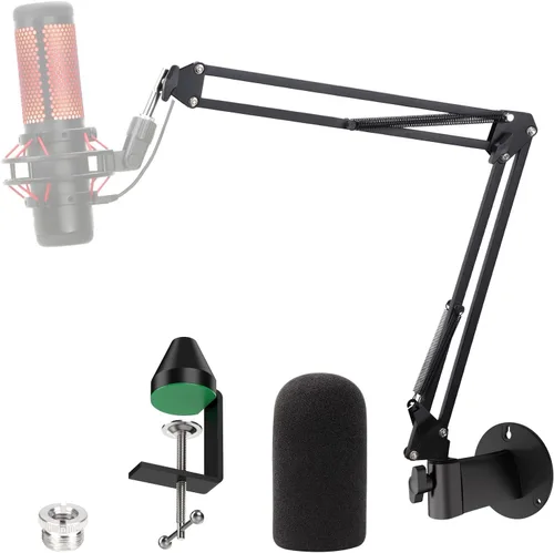 Vista 8 de 2 Pack HyperX Quadcast Stand Adapter for HyperX Microphone, Replacement Quadcast Adapter for HyperX Quadcast Boom Arm by YOUSHARES