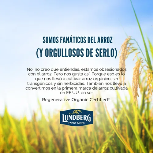 Vista 9 de Lundberg Basmati orgánico, arroz integral de grano largo – No pegajoso, esponjoso y aromático, 32 onzas