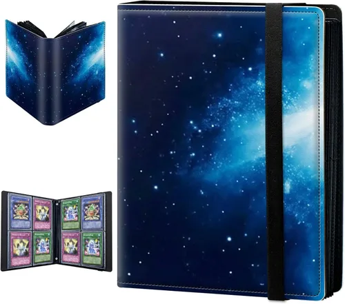 Vista 18 de Carpeta para tarjetas intercambiables, 4 bolsillos para tarjetas intercambiables, 160 bolsillos de doble cara, funda para tarjetas de tamaño Mujeres