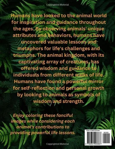 Vista 2 de Animals as Teachers Coloring Book for Adults 50 unique animal designs