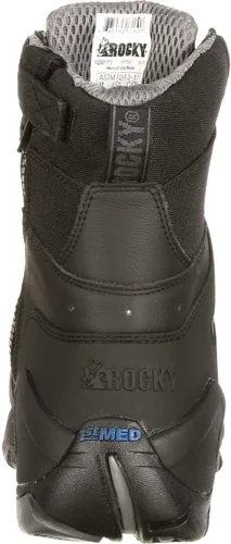 Vista 4 de ROCKY 1st Med - Bota de servicio público impermeable con puntera de fibra de carbono resistente a pinchazos y cremallera lateral