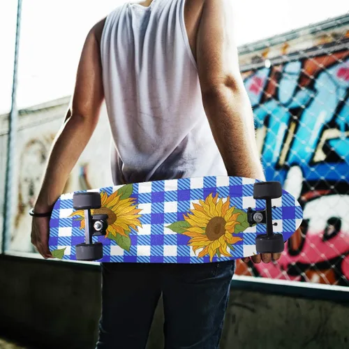 Vista 5 de senya Cinta de agarre geométrica de pulpo para patineta, etiqueta adhesiva antideslizante para papel de lija de 9 x 33 pulgadas