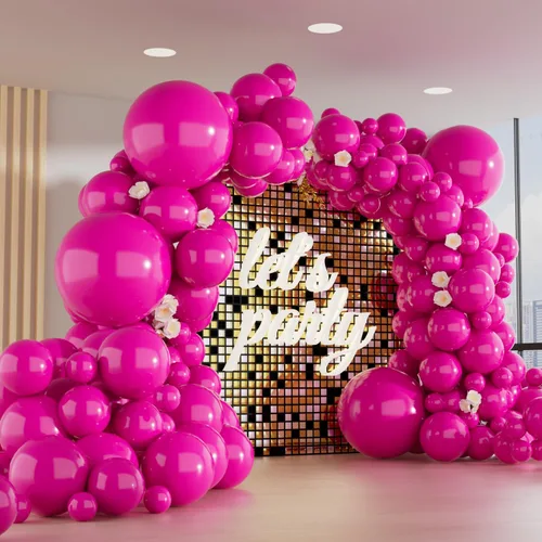 Vista 12 de Paquete de 150 globos de color blanco arena de diferentes tamaños, 18, 12, 10, 5 pulgadas, kit de arco de guirnalda de globos de fiesta de Sand White