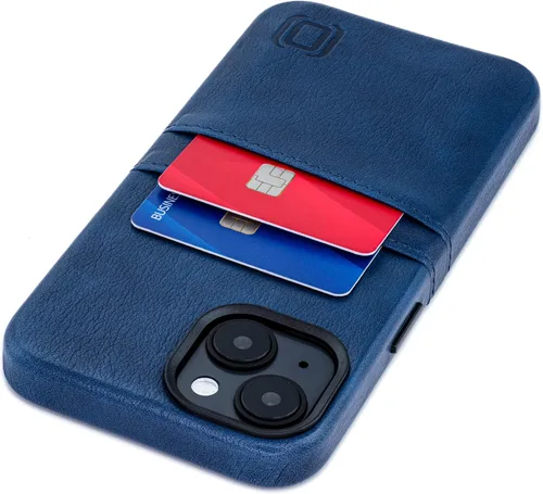 Vista 11 de Dockem Funda para iPhone 14 con placa de metal integrada para montaje magnético y 2 bolsillos para tarjetas: Cartera Luxe M2, piel sintética