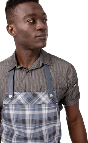 Vista 5 de Chef Works Delantal con peto Olympia unisex para adultos