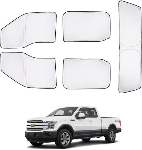 Vista 54 de T TGBROS Parasol para parabrisas para BMW X1 F48 2016 2017 2018 2019 2020 2021 2022 para ventana de automóvil, con bloqueo UV grueso y opaca