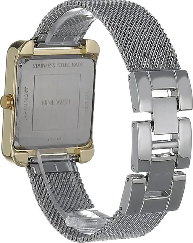 Vista 5 de Nine West Reloj pulsera de malla para mujer
