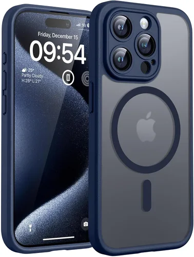 Vista 269 de TOCOL Funda para iPhone 11, compatible con Magsafe, protección completa de cámara, imanes integrados, protección contra caídas, funda translúcida