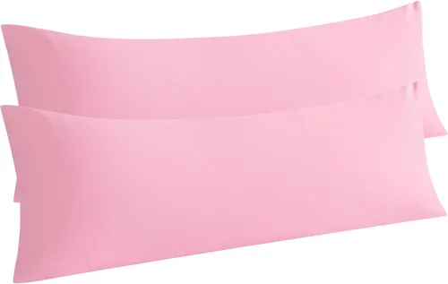 Vista 51 de NTBAY Juego de 2 fundas de almohada estándar, paquete de 2 fundas de almohada de microfibra cepillada de 20x26, suaves, resistentes a las arrugas, a