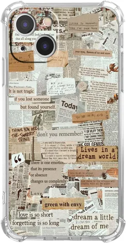 Vista 27 de Funda de Collage Estético para iPhone 7/8/SE2/SE3, Patrón de Citas Positivas, Funda TPU Única y Moderna Compatible con iPhone 7/8/SE2/SE3