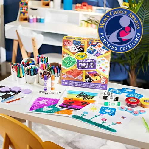Vista 8 de Crayola Kit de actividad de pintura con menos desorden