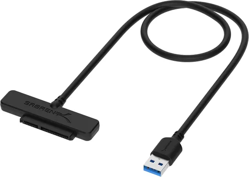 Vista 8 de SABRENT USB-C M.2 NVMe + 2.5/3.5in SATA SSD/HDD Adapter (DS-UCMH)