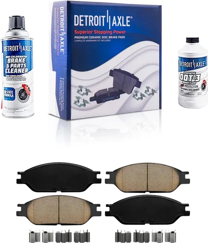 Vista 76 de Detroit Axle - Pastillas de Freno Traseras de Cerámica Izquierda Reemplazo de Pinza para Silverado Sierra Suburban 1500 Tahoe Yukon Escalade ESV EXT