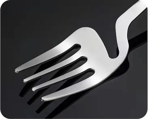 Vista 5 de NUEVO Juego de cubiertos de 120 piezas con utensilios para servir para 30, cubiertos de acero inoxidable de grado alimenticio para el hogar