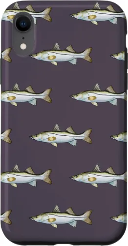 Vista 25 de Grey Snook Pattern Saltwater Fish Case for iPhone 17