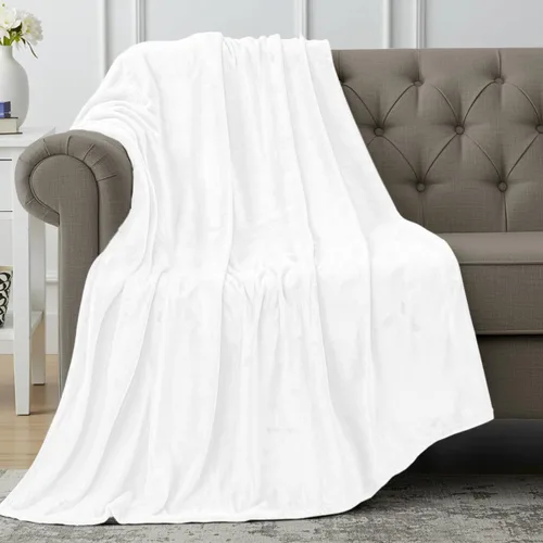 Vista 38 de Utopia Bedding - Manta de vellón de lujo, mullida, antiestática; manta de suave microfibra de 8.8 oz/yd² (300 g/m²) para sofá y cama; tamaño Gris