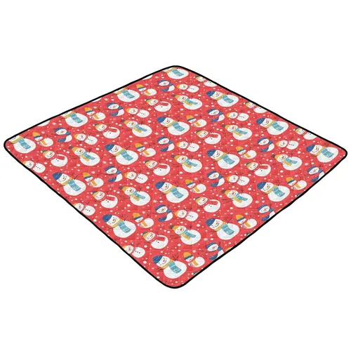 Vista 2 de Muñecos de nieve coloridos y gruesos para gimnasio y actividades para interiores y exteriores, 1 alfombrilla para patadas para bebés y niños