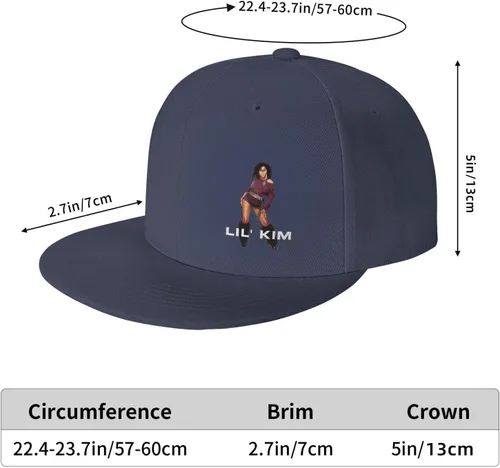 Vista 5 de AzudyaPle Gorra de béisbol unisex de ala plana, sombrero de camionero ajustable, sombrero de hip hop para hombres y mujeres, sombrero de Snapback